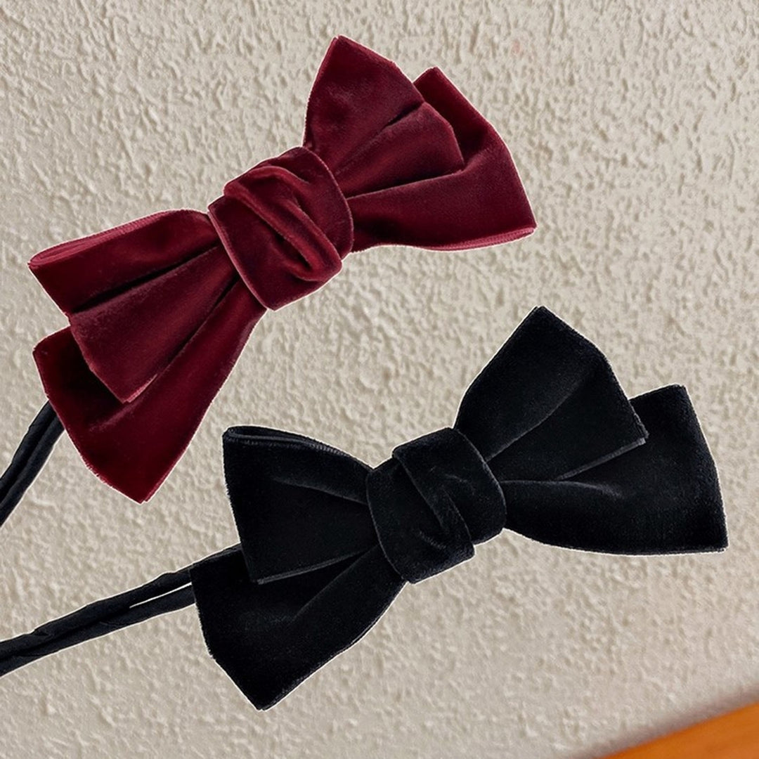 Sweet Simple All-matched Meatball Head Hairpin Bow Hairstyle Twist Maker Tool Hair Accessories Image 12