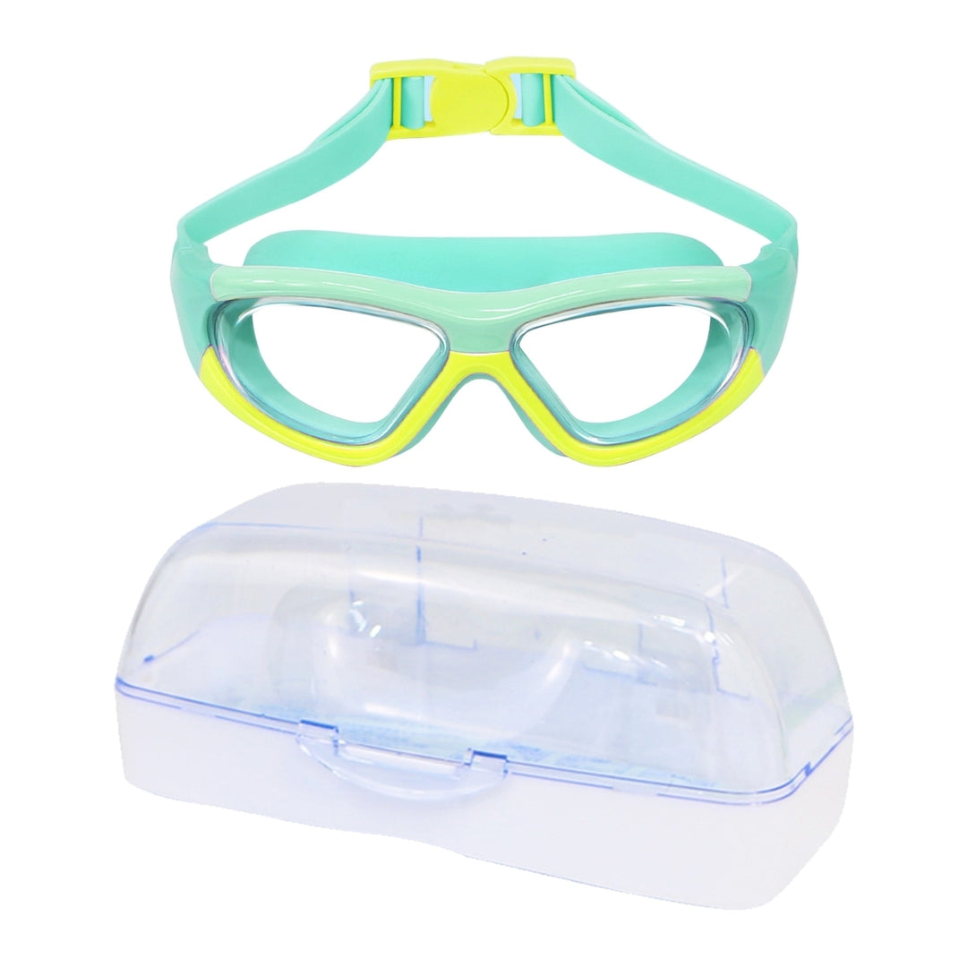 Kids Swim Goggles Adjustable Soft Silicone Clear View Pool Goggles for Sandbeach Image 4