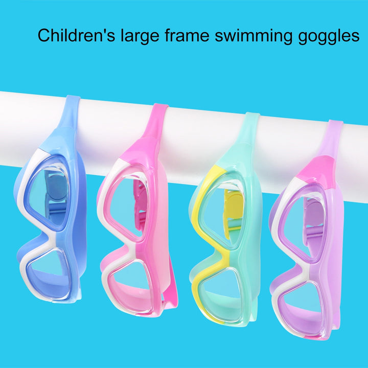 Kids Swim Goggles Adjustable Soft Silicone Clear View Pool Goggles for Sandbeach Image 6