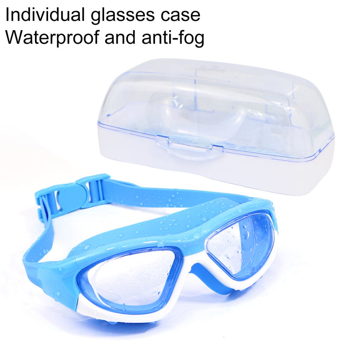 Kids Swim Goggles Adjustable Soft Silicone Clear View Pool Goggles for Sandbeach Image 11