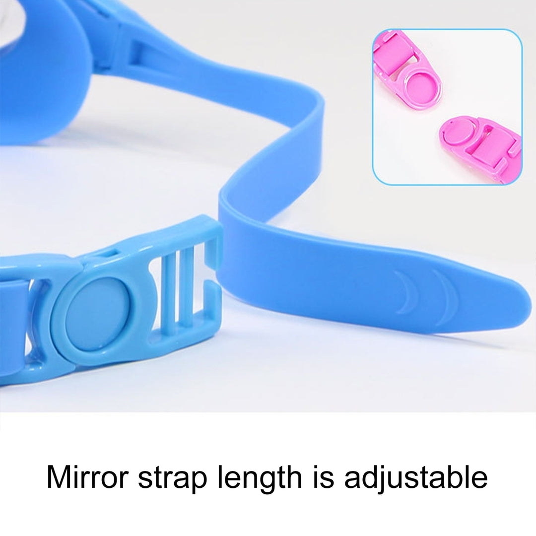 Kids Swim Goggles Adjustable Soft Silicone Clear View Pool Goggles for Sandbeach Image 12
