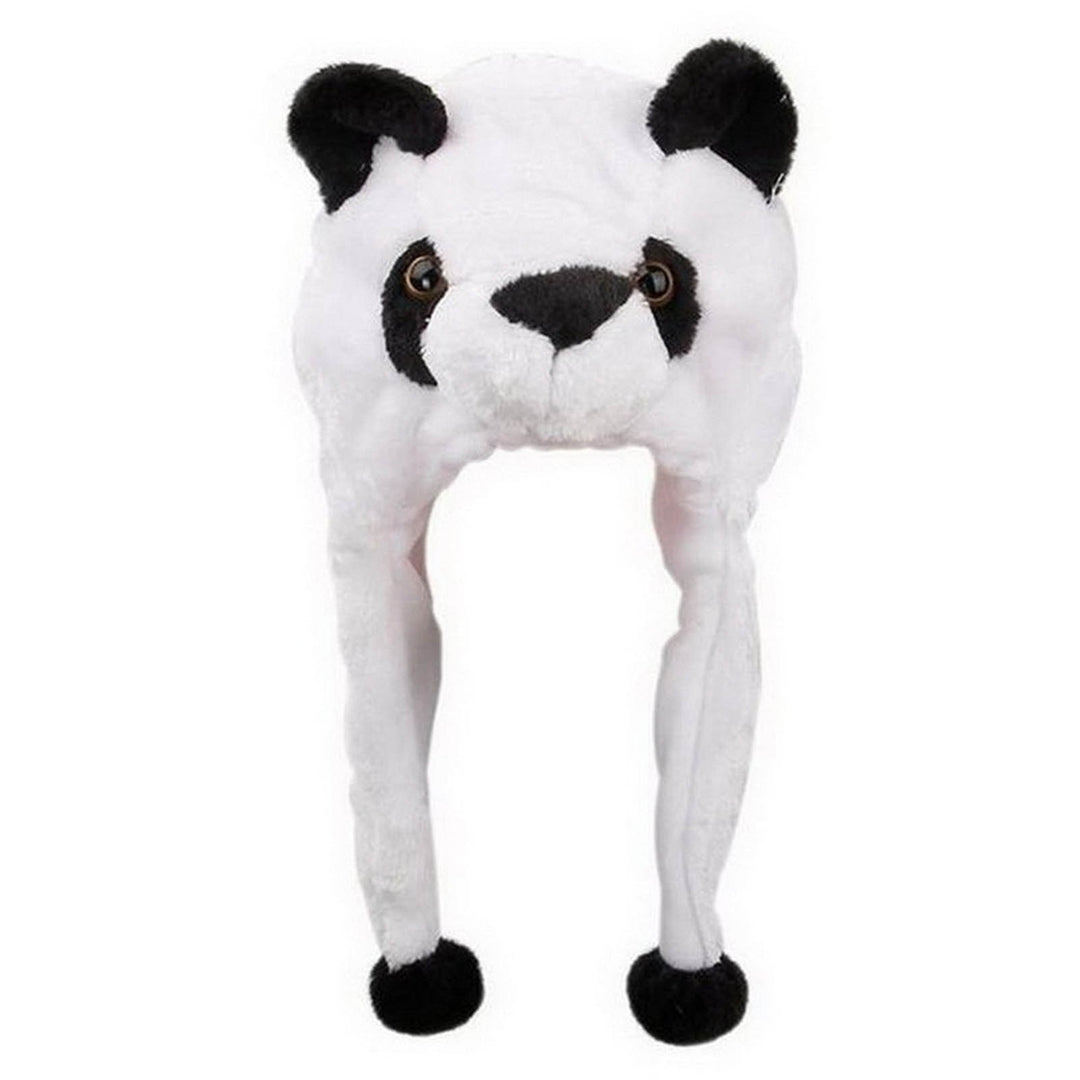 Plush Hat with Earflaps Soft Washable Movable Ears Animal Cap Costume Supplies Image 11