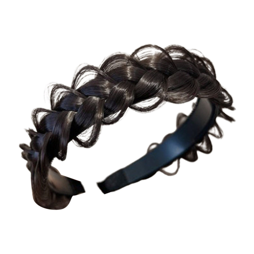 Women Headband Fishbone Braid Wig Girls Bohemia Twist Braided Hair Band Hair Accessories Image 2