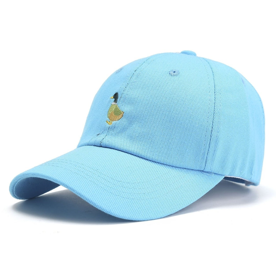 Baseball Cap Duck Embroidery Durable Adjustable Unisex Sun Protection Women Hat Headwear Image 1