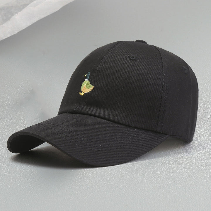 Baseball Cap Duck Embroidery Durable Adjustable Unisex Sun Protection Women Hat Headwear Image 7