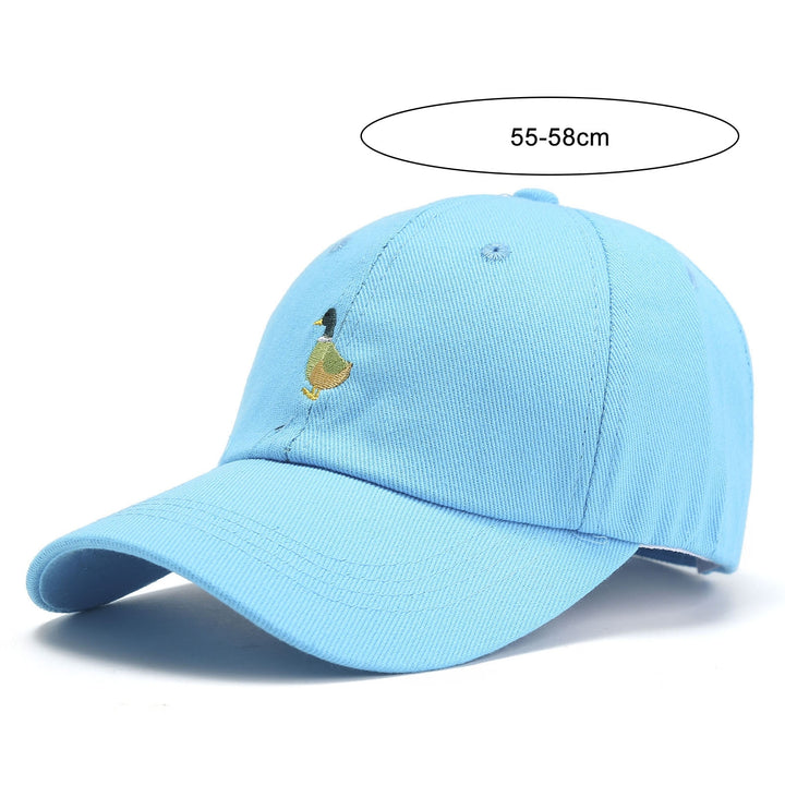 Baseball Cap Duck Embroidery Durable Adjustable Unisex Sun Protection Women Hat Headwear Image 8
