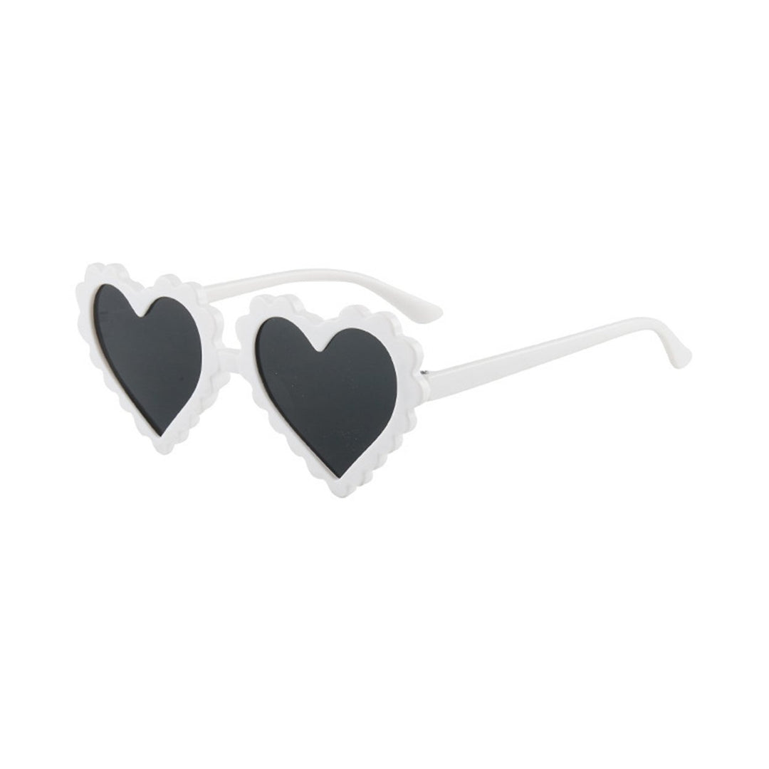 Cartoon Sunglasses Perspective Cool Widely Applied Heart Shape Frame Children Sunglasses Photographic Prop Image 1