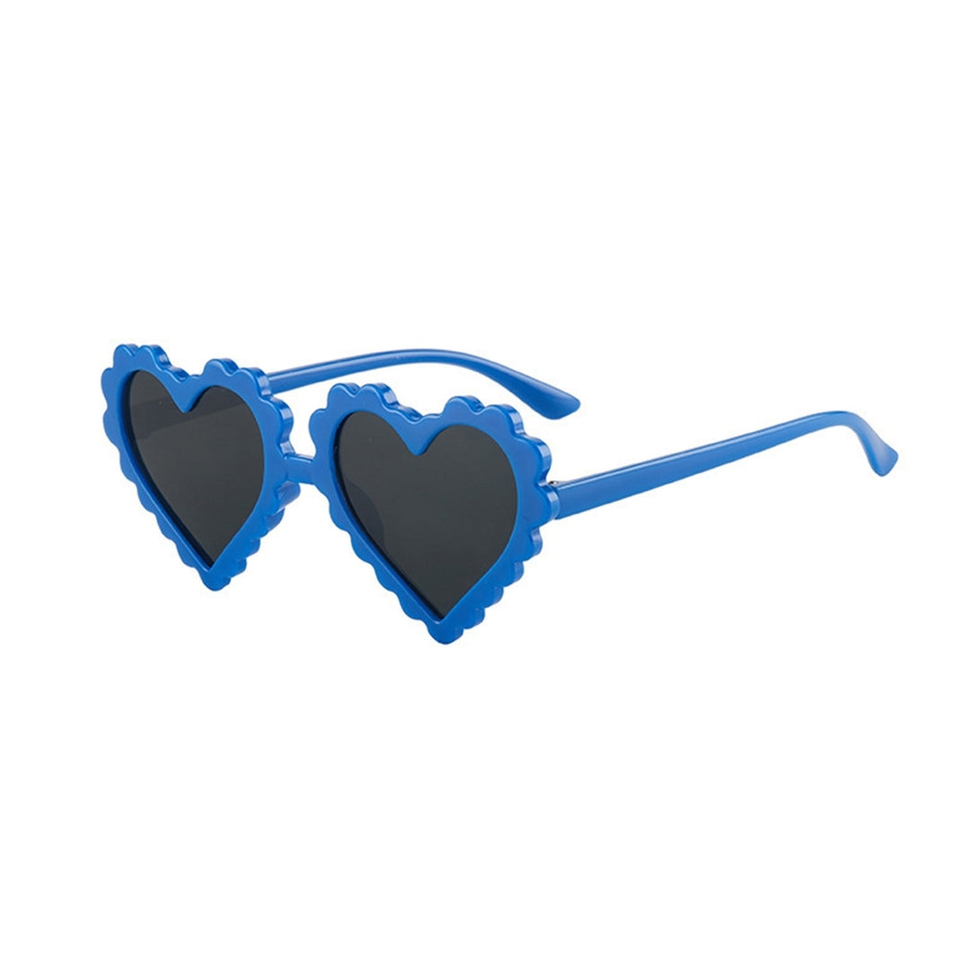 Cartoon Sunglasses Perspective Cool Widely Applied Heart Shape Frame Children Sunglasses Photographic Prop Image 4