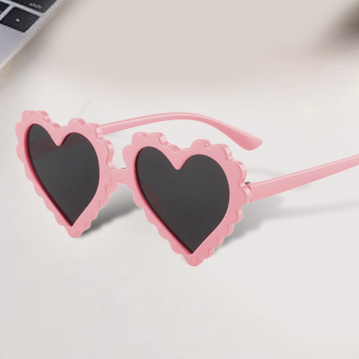 Cartoon Sunglasses Perspective Cool Widely Applied Heart Shape Frame Children Sunglasses Photographic Prop Image 9
