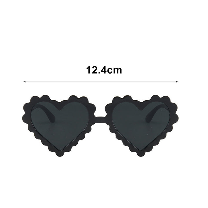 Cartoon Sunglasses Perspective Cool Widely Applied Heart Shape Frame Children Sunglasses Photographic Prop Image 10