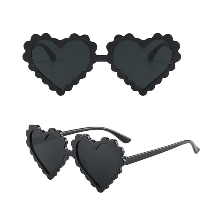 Cartoon Sunglasses Perspective Cool Widely Applied Heart Shape Frame Children Sunglasses Photographic Prop Image 11