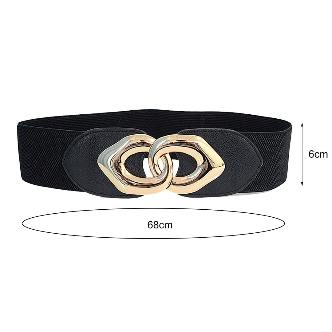 Fashion Belt Fit Wild Exquisite Everyday Wear Accessory Wide Elastic Waist Belt for Date Image 6