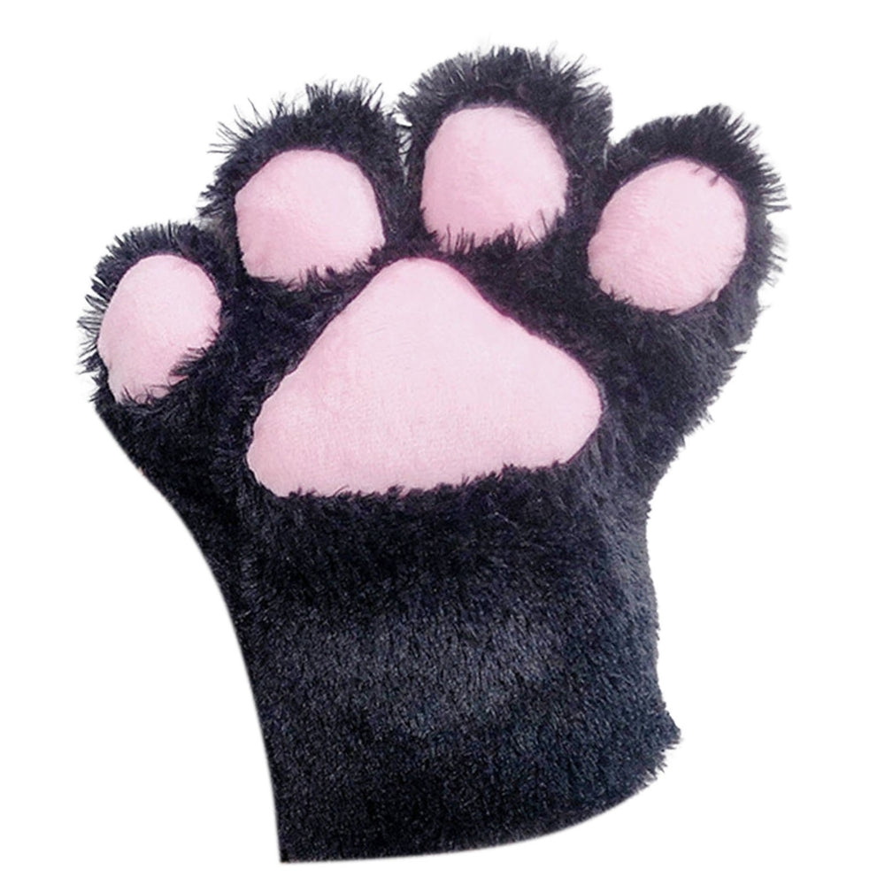 1Pcs Plush Gloves Windproof Cartoon Anti-slip Cute Anime Cosplay Show Accessories Winter Mittens for Cosplay Image 2