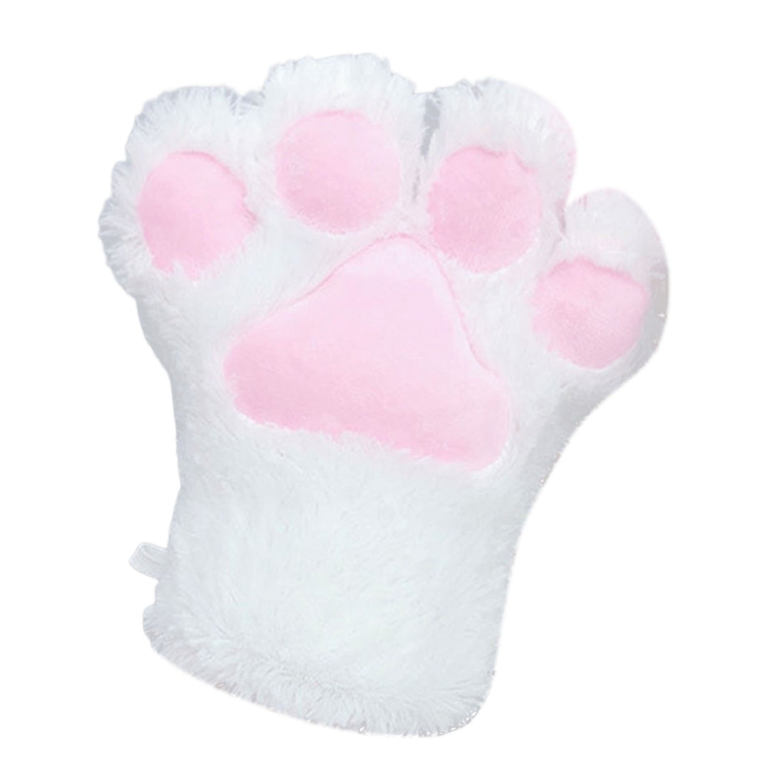 1Pcs Plush Gloves Windproof Cartoon Anti-slip Cute Anime Cosplay Show Accessories Winter Mittens for Cosplay Image 3
