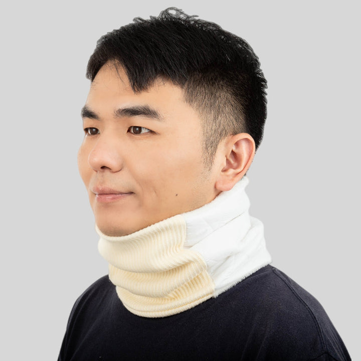 Neck Warmer Knitted Soft Thickened Stretchy Comfortable Keep Warm Solid Color Autumn Winter Men Women Loop Circle Scarf Image 9