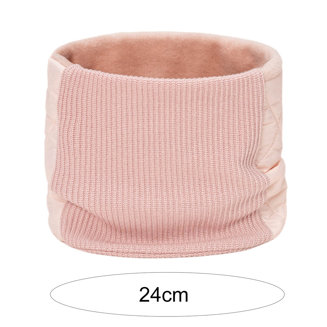 Neck Warmer Knitted Soft Thickened Stretchy Comfortable Keep Warm Solid Color Autumn Winter Men Women Loop Circle Scarf Image 10