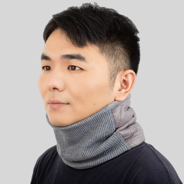 Neck Warmer Knitted Soft Thickened Stretchy Comfortable Keep Warm Solid Color Autumn Winter Men Women Loop Circle Scarf Image 11