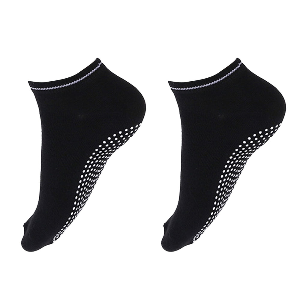 1 Pair Sports Socks Elastic Band Cozy Breathable Daily Wear Polyester Thin Anti-slip Socks Yoga Socks for Yoga Image 2