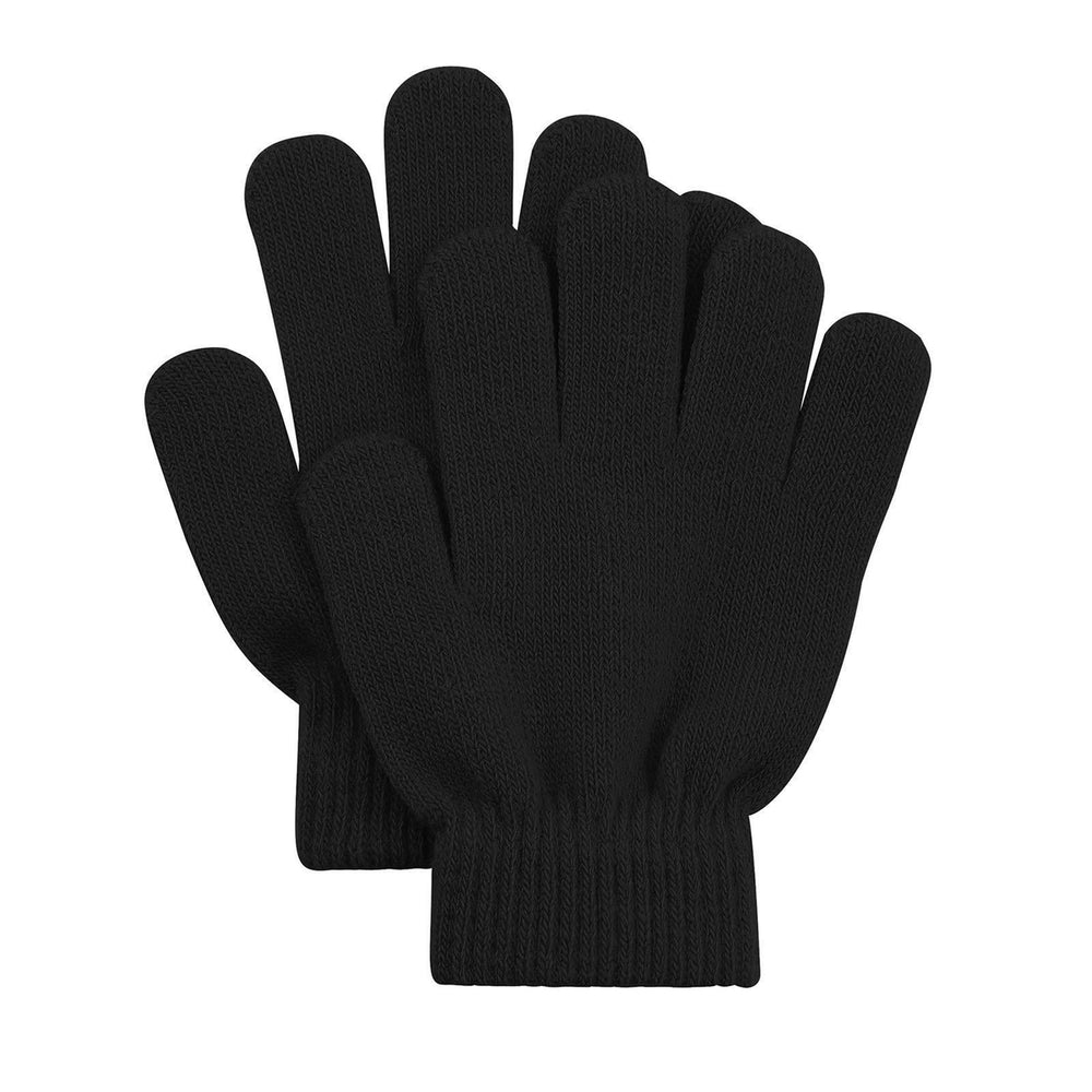 1 Pair Children Gloves Full Fingers Washable Comfortable to Wear Elastic Windproof Acrylic Thermal Mittens for Outdoor Image 2
