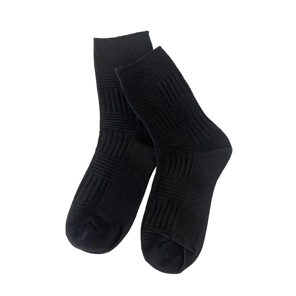 1 Pair College Style Mid-Tube Ribbed Cuffs Elastic Sports Socks Men Women Outdoor Sports Racing Cycling Socks Image 2