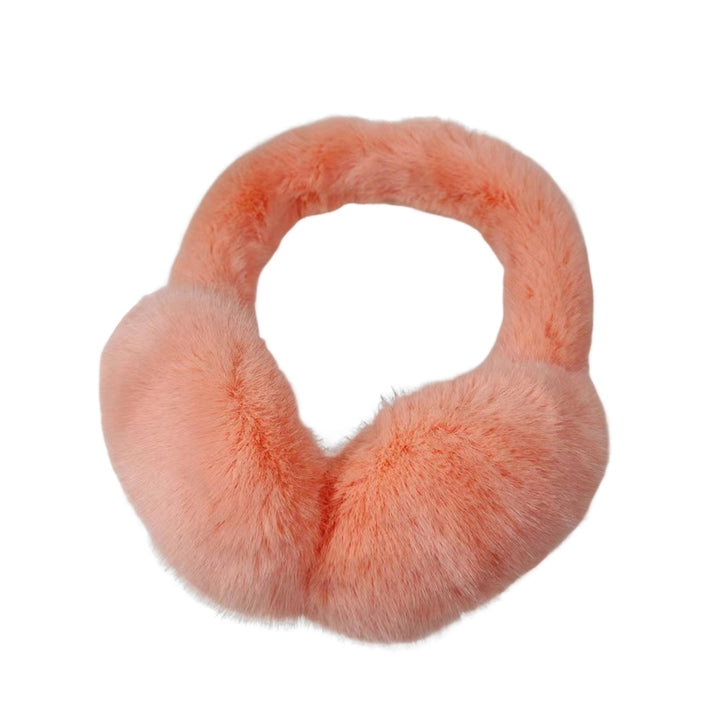 Solid Color Elastic Non-slip Cute Unisex Earmuffs Winter Soft Thickened Plush Headband Ear Warmer Image 8