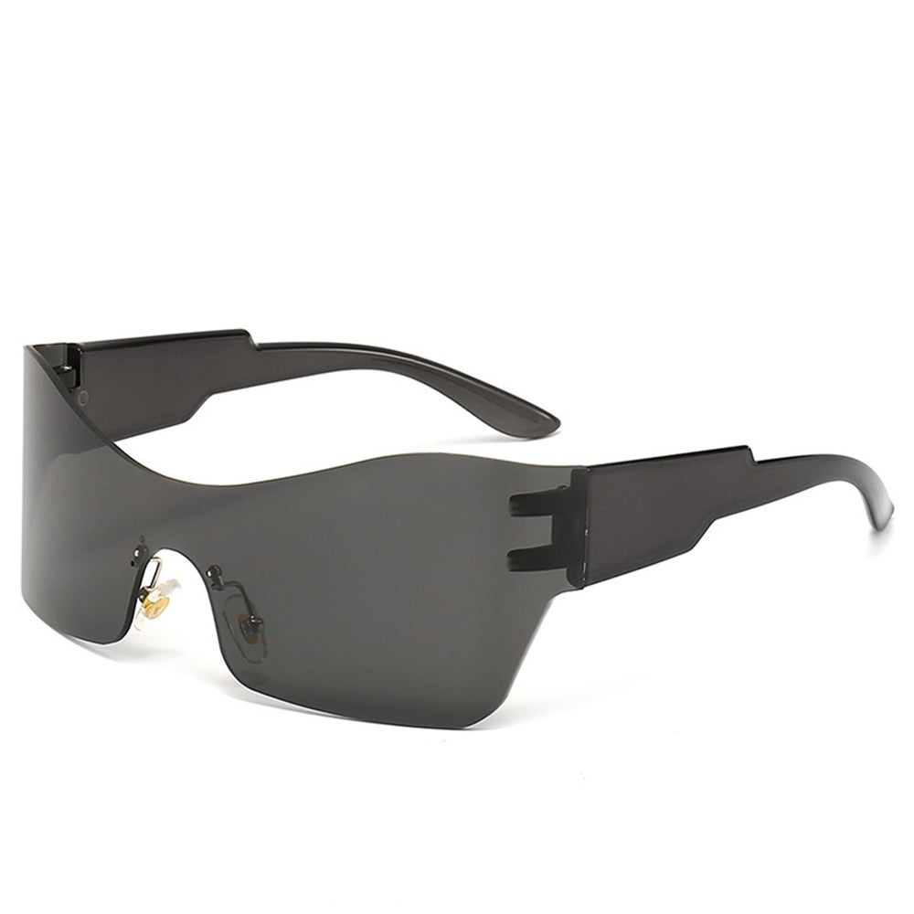 Women Cycling Sunglasses Sunscreen Transparent Large Lens Windproof Dustproof Anti-UV Clear View Eye Image 2