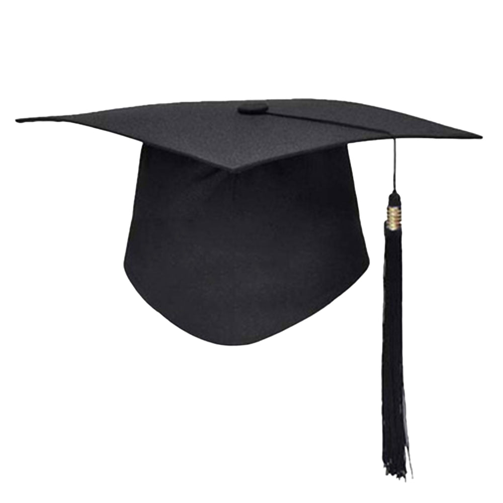 Mortarboard Tassels Solid Color Classic Design Square Board Breathable Decorative Unisex Graduation Party Hierophant Hat Image 2