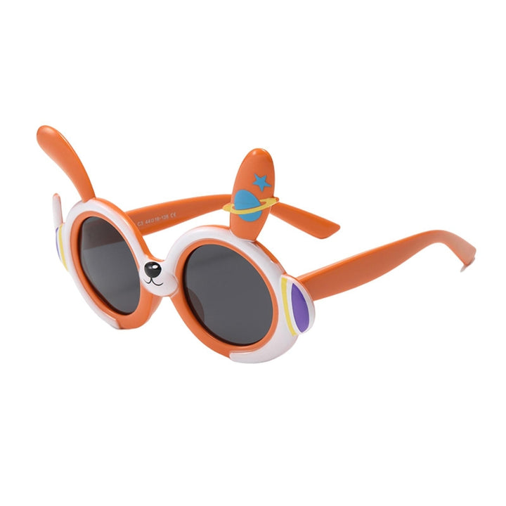 Kids Sunglasses UV400 Polarized Lens Soft Nose Pad UV Resistant Sunscreen Clear Lovely Rabbit Ears Shape Baby Sunglasses Image 7