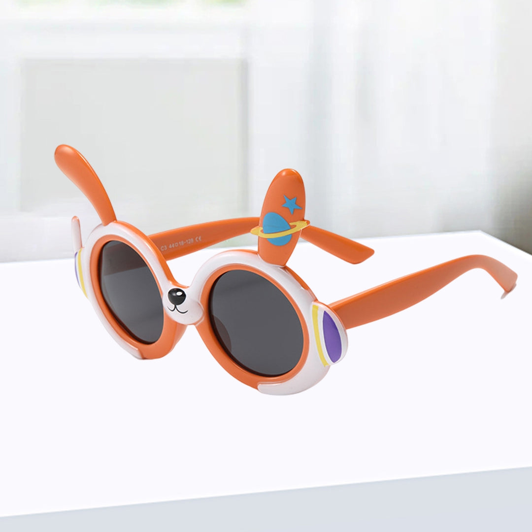 Kids Sunglasses UV400 Polarized Lens Soft Nose Pad UV Resistant Sunscreen Clear Lovely Rabbit Ears Shape Baby Sunglasses Image 10