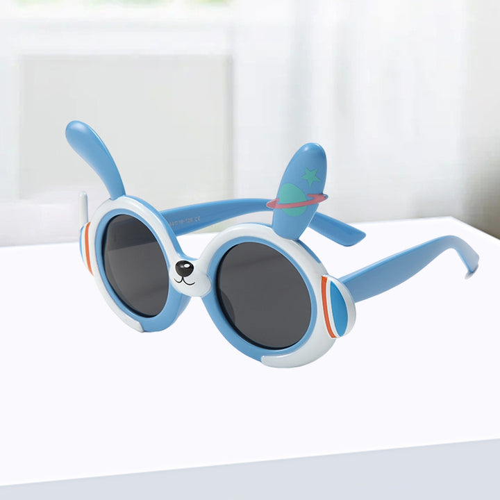 Kids Sunglasses UV400 Polarized Lens Soft Nose Pad UV Resistant Sunscreen Clear Lovely Rabbit Ears Shape Baby Sunglasses Image 11
