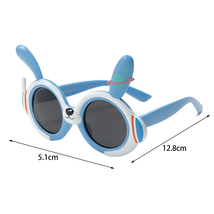 Kids Sunglasses UV400 Polarized Lens Soft Nose Pad UV Resistant Sunscreen Clear Lovely Rabbit Ears Shape Baby Sunglasses Image 12