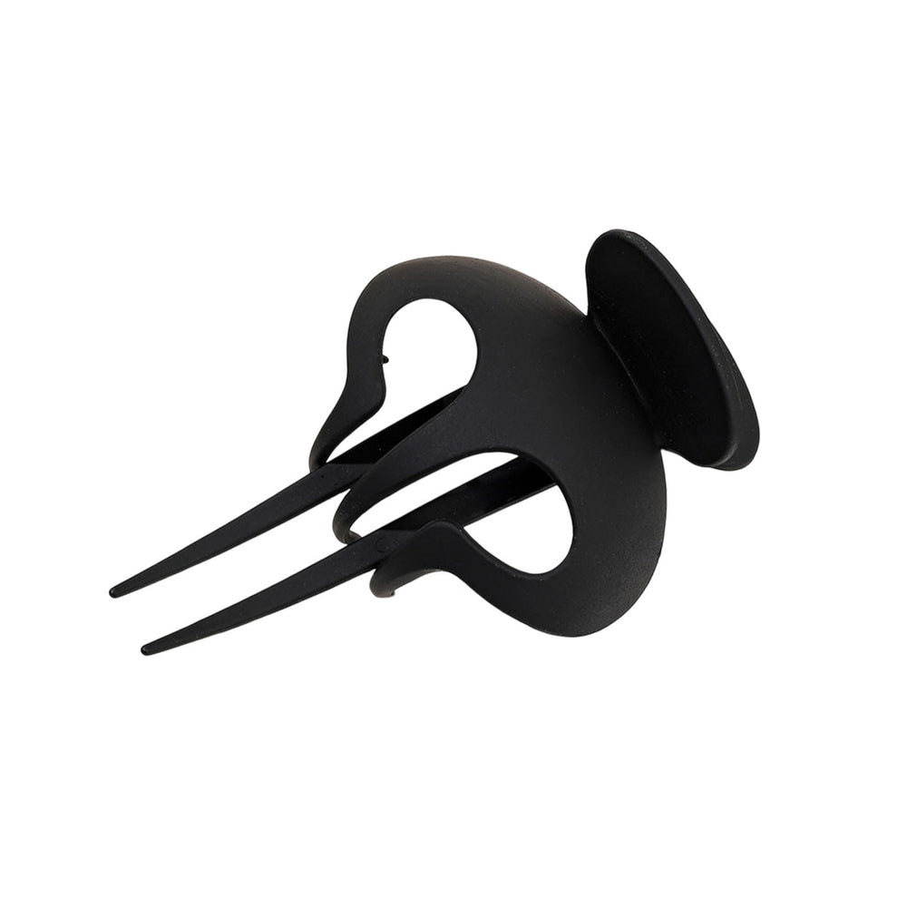 Hair Clamp Solid Color Simple Style Ultralight Smooth Edge Extra Large Decorative Plastic Women Hairpin Claw Hairstyle Image 2