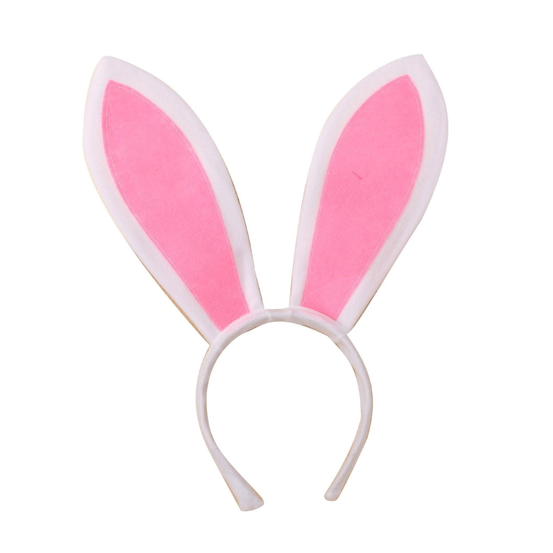 Cosplay Headband Eye-catching Soft Cosplay Costume Lightweight Cute Easter Bunny Ears Headband Hair Accessories Image 4