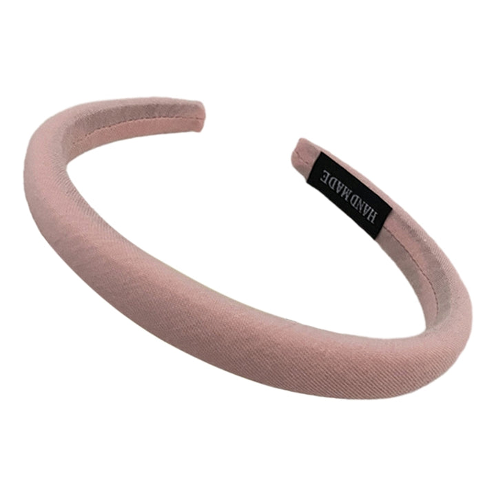 Women Headband Elastic Solid Color Wide Band Anti-slip Lightweight Hair-fixed Regular Fit Washing Face Hair Hoop Hair Image 6