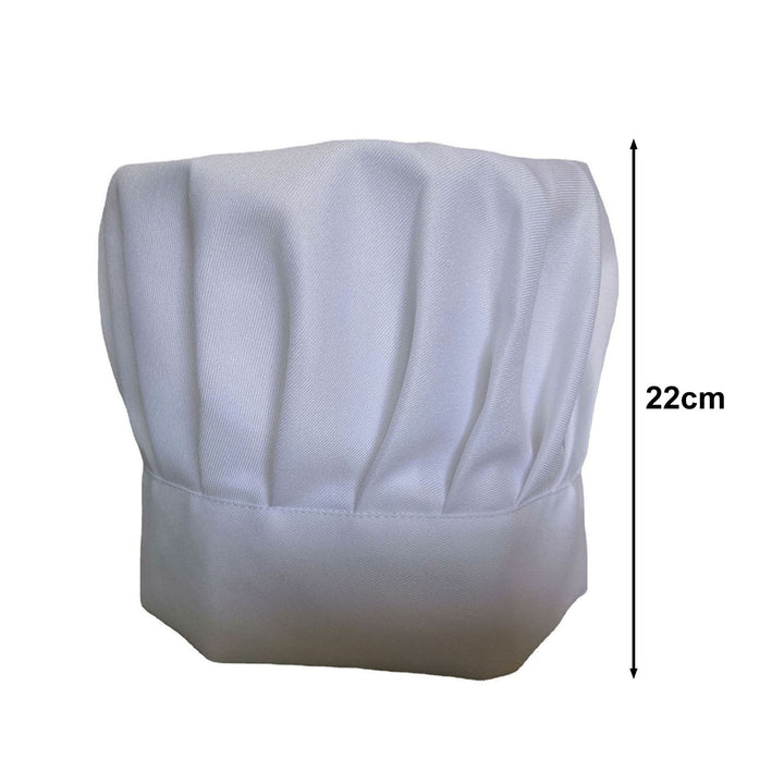 Kitchen Catering Work Chef Hat Men Women Solid Color White Chef Hat Anti Hair Loss Baking Cooking Costume Hat Image 6