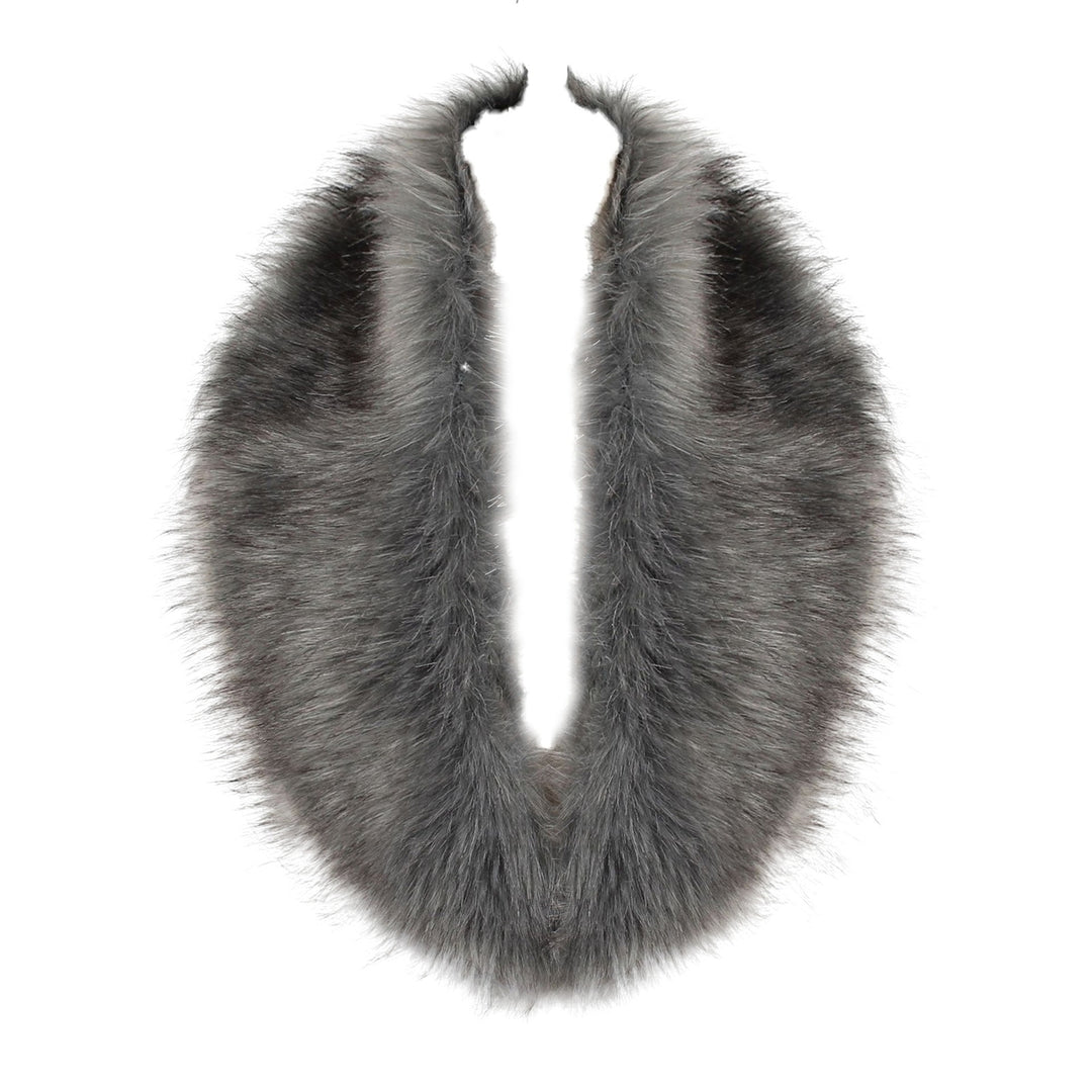 Women Winter Scarf Fluffy Faux faux Collar Cozy Warm Thick Decorative Heat Retention Lightweight Washable Soft Shawl Image 3