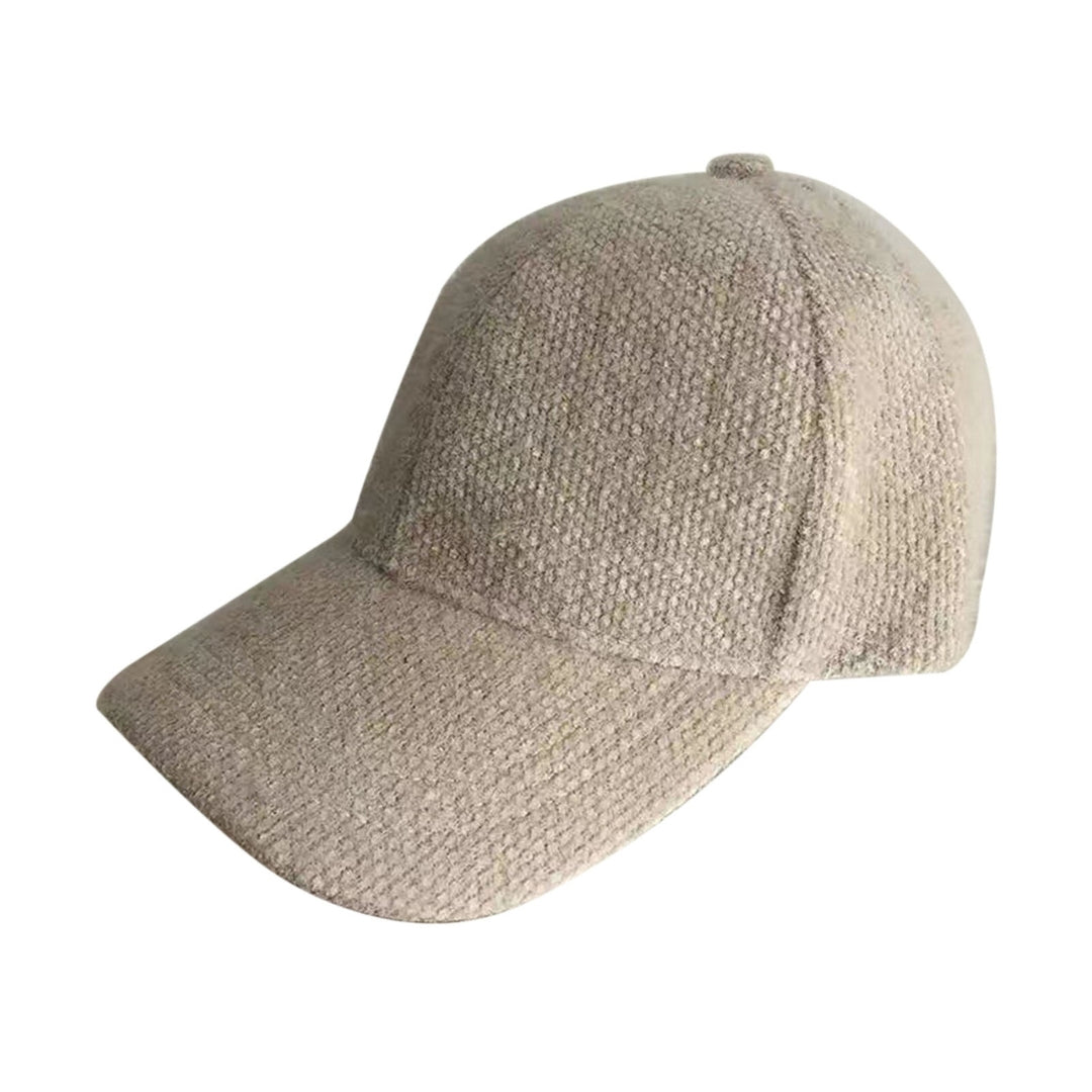 Stylish Baseball Hat Casual Keep Warmth All-match Thickened Design Comfortable Hat for Comfort Sun Protection Image 4