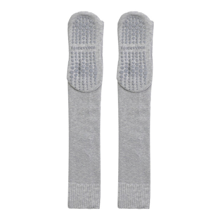 1 Pair Autumn Winter Over Knee Long Socks Super Soft Moisture-Wicking Yoga Socks Anti-slip Bottoms Warm Socks Image 3