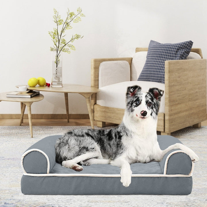 Dog Bed Pet Bed Sofa Dog Couch Pet Cushion Carpet Mattress with Washable and Removable Cover for Medium Large Dogs Image 4