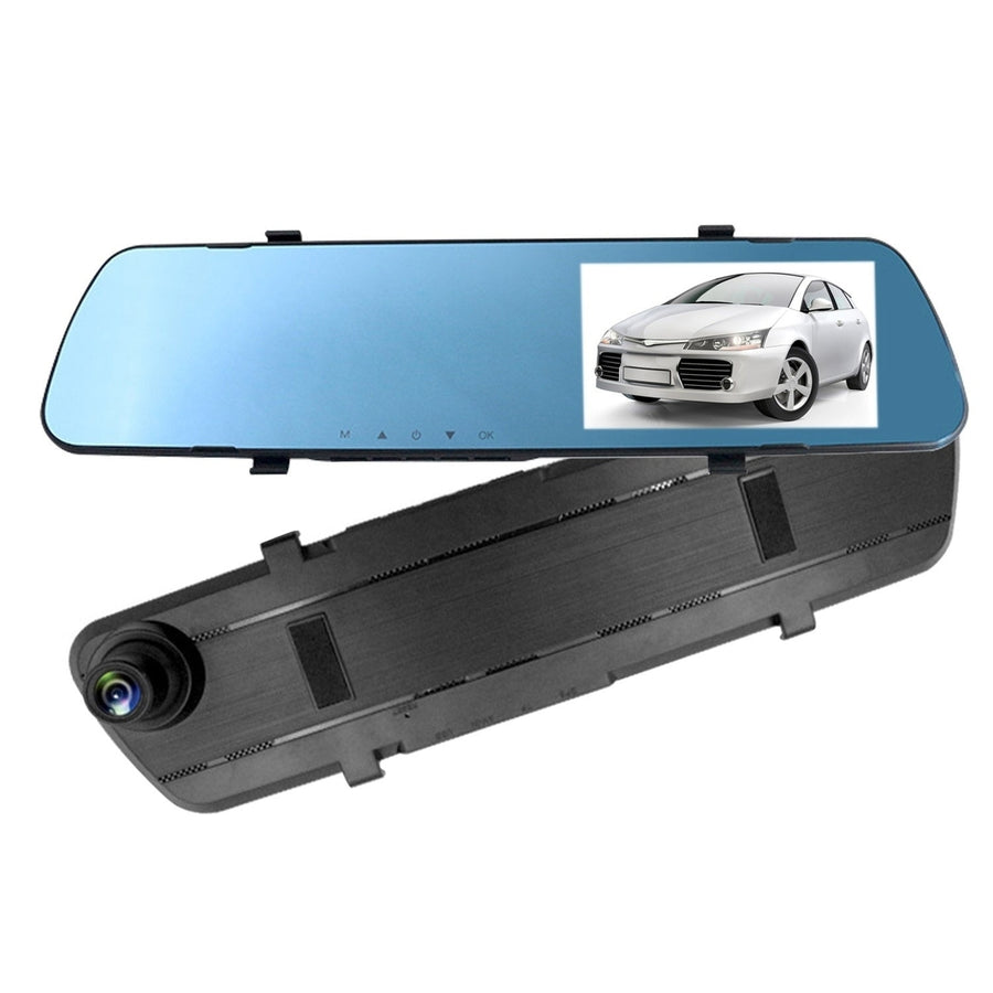 1080P Car DVR 4.3in Camera Dash Cam Camcorder Camera Recorder with 140 Angle Loop Recording Motion Detection Picture in Image 1
