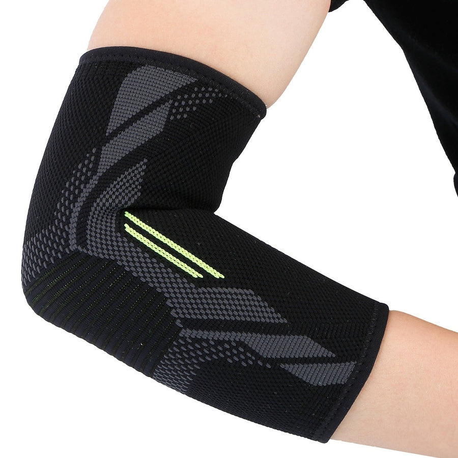 Elbow Support Brace Compression Sleeve Adjustable Arm Support Wrap Guard Bandage Arm Band for Tendinitis Arthritis Image 1