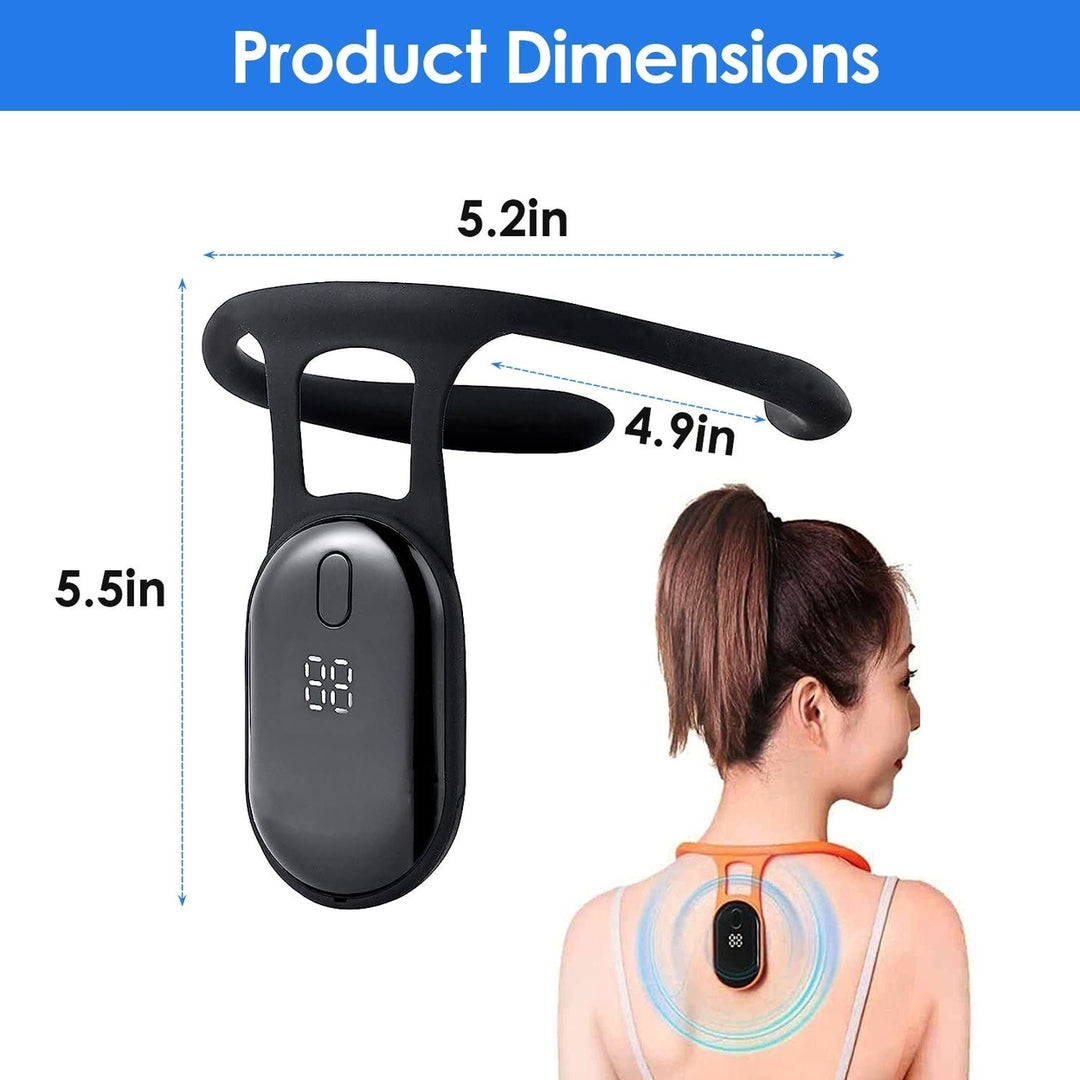 Intelligent Posture Corrector Hanging Back Posture Correction Trainer with Vibrating Reminder Charging Cable Strapless Image 8