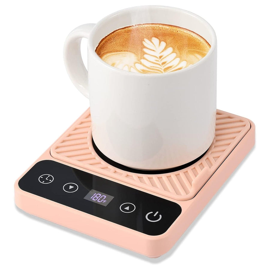 Desktop Electric Mug Warmer Auto Shut Off Timer Setting 6 Temperature Levels Cup Warmer for Milk Tea Cup Heating Plate Image 1