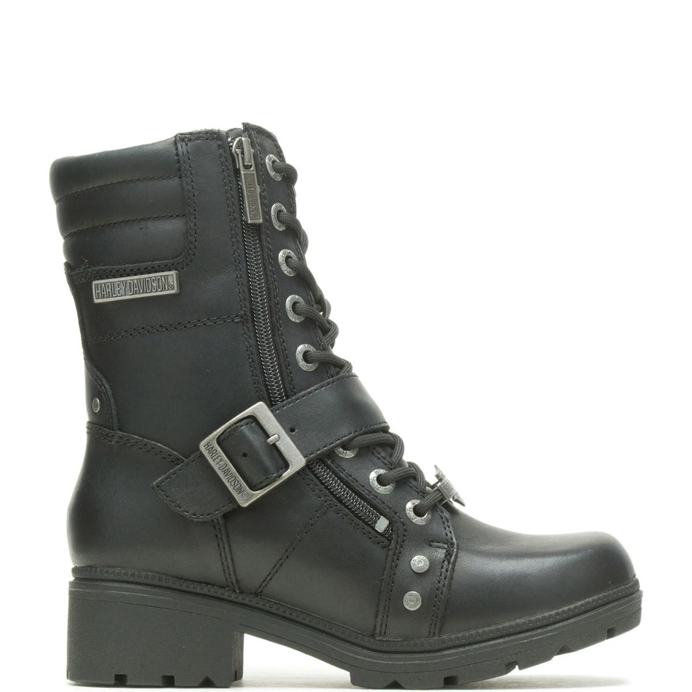 Harley-Davidson Womens Talley Ridge Classic Lace-Up Riding Boot Black - D83878 BLACK Image 2