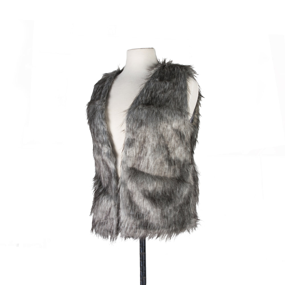 Luxe Fashion Classic Faux faux Women Vest  1-Piece  Ink grey Image 2