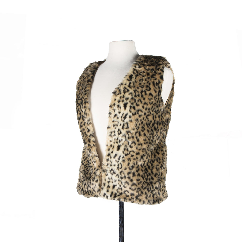 Luxe Fashion Classic Faux faux Women Vest  1-Piece  Leopard Image 2