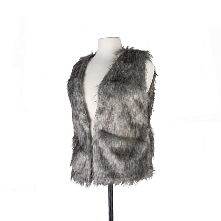Luxe Fashion Classic Faux faux Women Vest  1-Piece  Ink grey Image 8