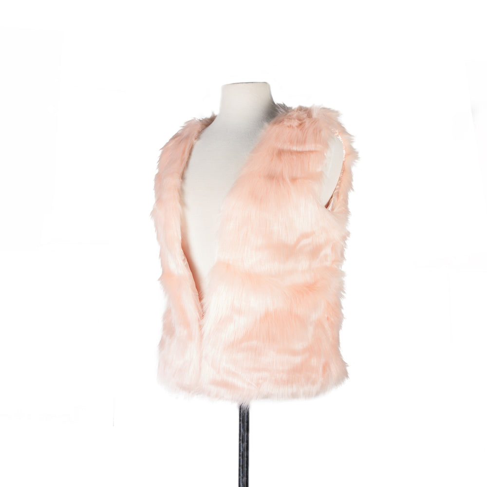 Luxe Fashion Classic Faux faux Women Vest  1-Piece  Pink  2 Image 2