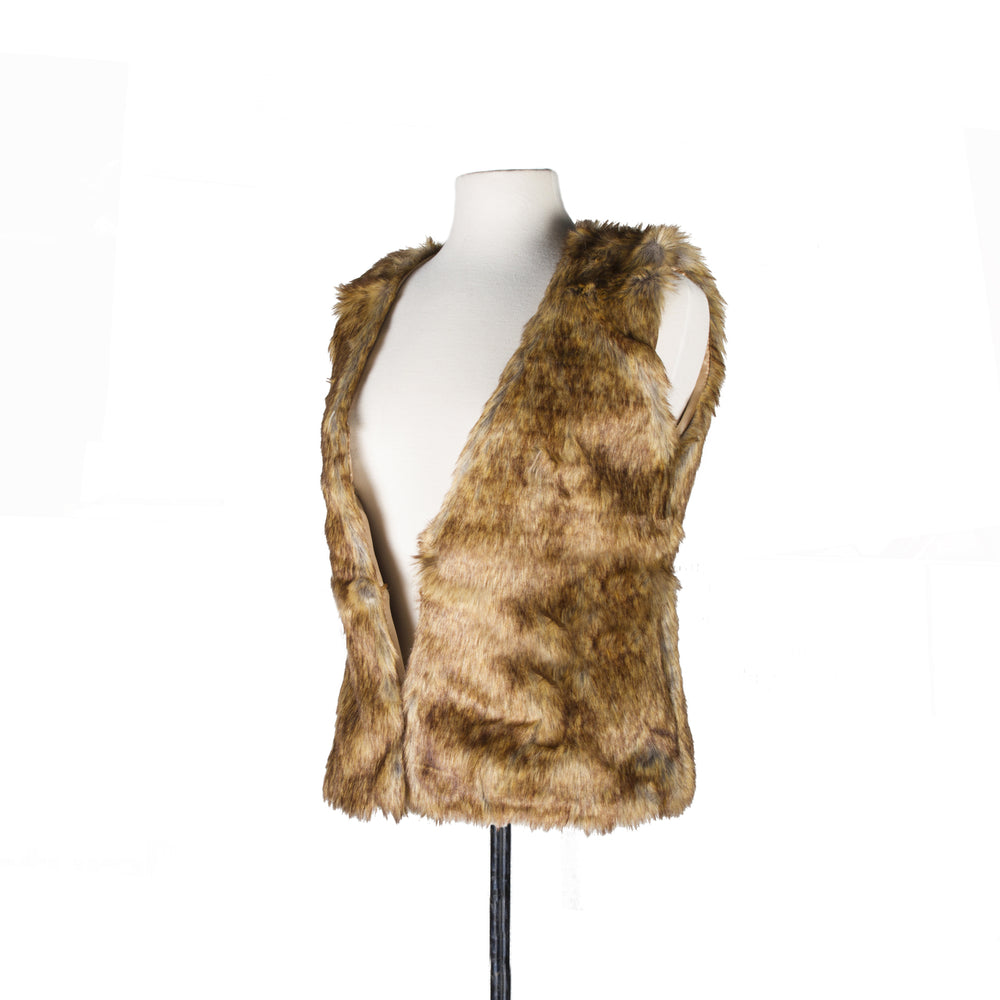 Luxe Fashion Classic Faux faux Women Vest  1-Piece  Raccoon Image 2