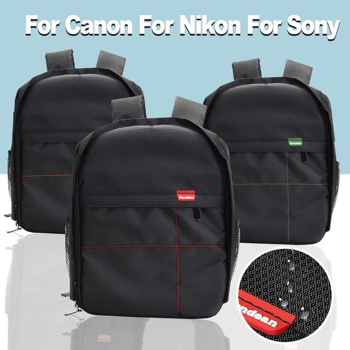 Waterproof DSLR SLR Case Camera Backpack Shoulder Bag For Canon Nikon Sony Image 3